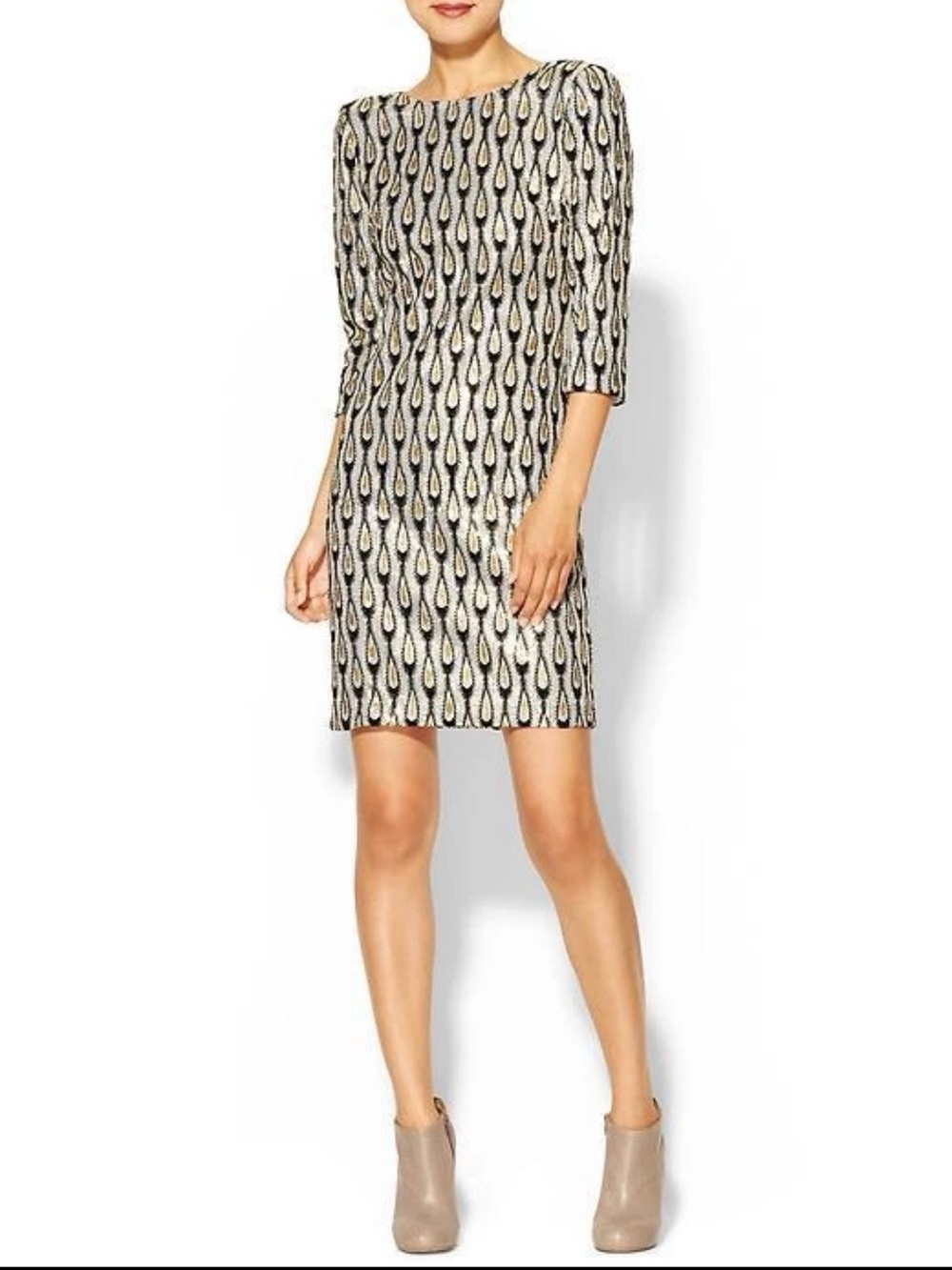 Peacock Sequin Mini Dress by Akira Chicago Black Label Size Small